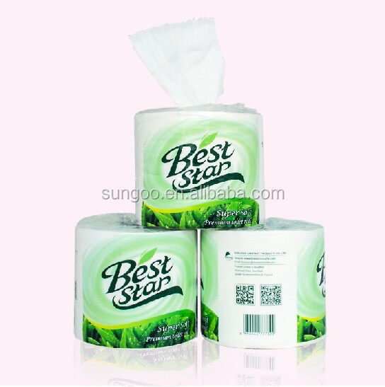 Buy Beststar 100 Pulp Toilet Paper Tissue Jumbo Roll Wholesale Paper from Guangzhou Bonjour