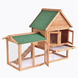 Big Wooden Rabbit House Hutch Cage Sale For Pets