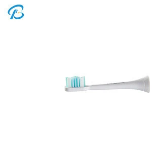 Biodegradable bamboo electric replacement toothbrush heads
