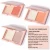 Import BL10 Double-color Blush Highlight Powder Contouring Palette Natural Professional Nude Makeup Blush Palette from China