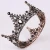 Import Black Baroque Luxury Crystal Crown Tiara For Cake Decoration from China