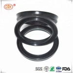 Black High Temperature Resistance Silicone Rubber U Cup Seal