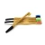 Import black toothbrush head and wave shape handle, OEM travel kids bamboo toothbrush from China