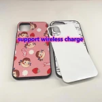 Blank Sublimation Custom 2D mobile Phone Case For Heat Transfer Printing Logo Phone Protector Cover