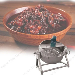 boba cooking pot jacket kettle for candy cooking steam boiler