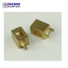 Brass Block Connector Two Foot Terminal Block for Switch Socket PCB Brass Terminal Blocks with Screw