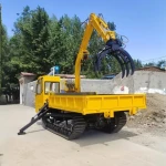 BRD Timber Transport Solution with Crawler Dumper Loader Truck