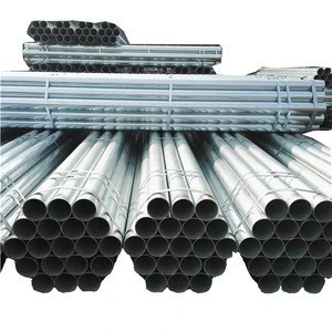 BS 1387 / ASTM A53 black galvanized structure steel pipe