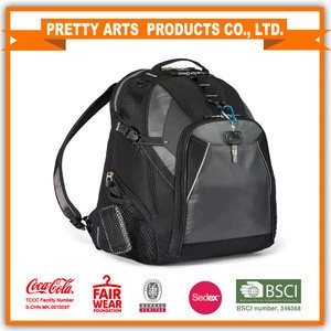 BSCI factory audit 4P vertex computer backpack standard color MOQ 100pcs all in-stock for wholesales