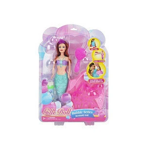 bubble toy girl doll bubble machine toy Mermaid bubble toy