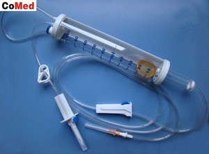 burette 150ml for infusion set with valve with Y port luer lock with needle with cap