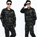 Camouflage Suit Work Clothes Wear Multi Pocket Casual Loose Workwear