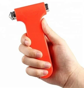 Car Emergency Rescue Safety Glass Breaker Tool With Seatbelt Cutter