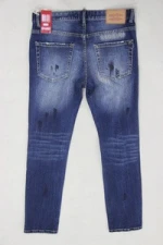 Carbon men's distressed jeans