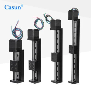 Casun Mini Linear Guide Slide Rail CNC Small Stage Actuator Screw Lead Motion Nema Robot Part Stepper Motor