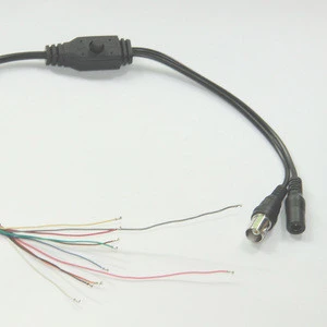 cctv cable with OSD /BNC cable/DC cable