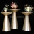 Import Celebration party metal cone-shaped cake table plinth table display cocktail table stand from Pakistan