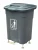 Import CHAOBAO Outdoor 60L foot pedal dustbin garbage bin trash bin trash can recycle plastic waste bin from China
