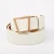 Import Charmcci 13210  New Fashion Belt Square Buckle Belt for woman No Pin metal Buckle PU Leather  Belt from China