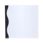 Cheap mini Promotional wave shaped car ice scraper with custom logo