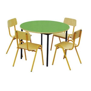Cheap popular environmental height adjustable preschool desk and chair for children table chair kids furniture set