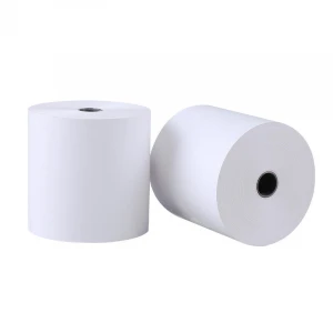 Cheap thermal market paper roll package 80mm  printing paper roll with different core