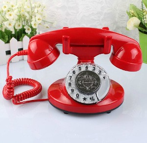 China Antique Phone Home Decorative Corded Telephone For Sale