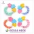 Import China baby toy manufacturer food grade silicone baby toy rattles from China