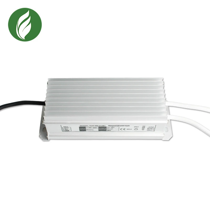 China cheap 60w12v ip67 waterproof switching power supply constant voltage led driver