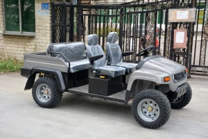 China electric car factory sell high quality 4 seats CE approval electric utility vehicle as pickup car
