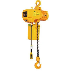 China electric chain hoist fixed on rail 0.5T 2T 5T 10T  low price ,short lead time