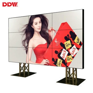 China factory 3x4 5x5 55inch ultra thin bezel tv display 3.5mm seamless videowall lcd panel screen mount lcd video wall system