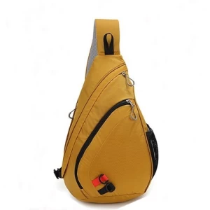 China Factory Custom Logo Shoulder Men Sling Backpack Sport Cross body Waterproof Sling Bag