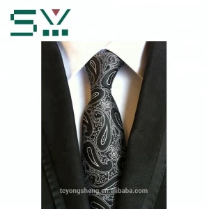 China Factory Men Christmas Slim Stain Stripe Polyester Neck Tie