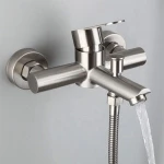 China Factory Shower Set Bathroom Wall Mouted Bath Shower Faucet