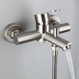 China Factory Shower Set Bathroom Wall Mouted Bath Shower Faucet