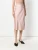 Import China goods wholesale fashion summer women pink satin slim fit pencil skirt from China