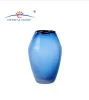 China import items decor for home, blue art craft hand made glass vases for centerpieces