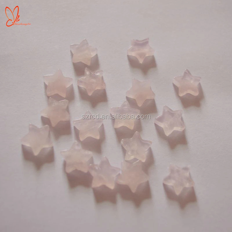 China jewelry wholesale semi precious stone rose quartz star jewelry rose quartz