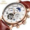 China Luxury Mens Tourbillon Automatic Mechanical Watch Men Leather Sport Outdoor Date Watches for Men