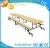 Import China manufactory price modern fast food restaurant metal foldable dining table legs canteen furniture  for dining table set from China