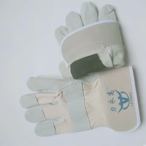 China OEM  gaozhou safety gloves,cow split leather work glove,leather welding gloves