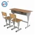 Import China school student table and chair set college double seat desk classroom furniture from China