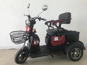 China strong safety 3 wheel electric bike scooter for disabled and handicapped and old man