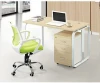 China Supplier Low Price Staff Office Screen Partition With Acrylic Wall 1-6 Person office partition Wooden Workstation