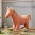 Import china supply new design orange rocking horse plush animal for children from China