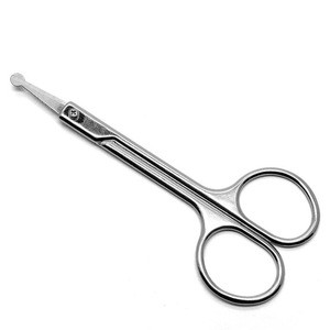 Chinese Promotion Different Kinds of makeup scissors long handle nose hair scissors