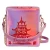 Import Chinese Takeout Box Tower Laser Pu Leather Chain Crossbody Bag Box Purse Handbag(H69) from China