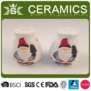 Christmas Series Ceramic Mini Herb Spice Salt Pepper Shaker Size and shape can be customized