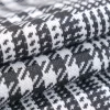 Classic Custom Swallow Gird Jacquard Design Polyester Spandex Stretch Knitted Houndstooth Fabric